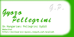 gyozo pellegrini business card
