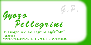 gyozo pellegrini business card